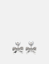 Self-Portrait woman's crystal heart earrings - | Spazio Pritelli