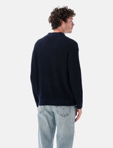 Maison Kitsuné Fox Head ribbed polo jumper - | Spazio Pritelli