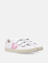 Veja Recife leather white and pink sneakers - | Spazio Pritelli