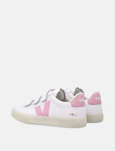 Veja Recife leather white and pink sneakers - | Spazio Pritelli
