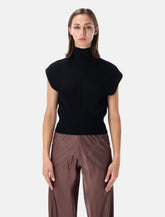 Rick Owens sleeveless wool turtleneck - | Spazio Pritelli