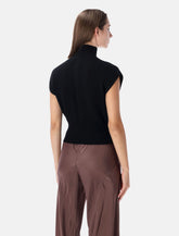 Rick Owens sleeveless wool turtleneck - | Spazio Pritelli