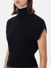 Rick Owens sleeveless wool turtleneck - | Spazio Pritelli