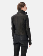 Rick Owens classic biker jacket - | Spazio Pritelli