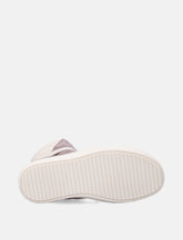Rick Owens Geobasket suede leather woman's sneakers - | Spazio Pritelli