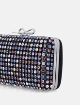 Self-Portrait Multi Crystal Chainmail Clutch - | Spazio Pritelli