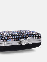 Self-Portrait Multi Crystal Chainmail Clutch - | Spazio Pritelli