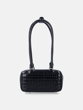 Mini Bag croc nera Self-Portrait - | Spazio Pritelli