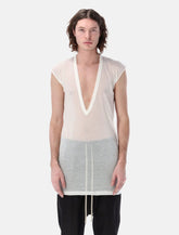 Rick Owens Dylan T with deep V neck - | Spazio Pritelli