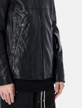 Rick Owens Brad leather jacket - | Spazio Pritelli