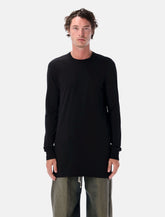 Rick Owens Level Long Sleeves Cotton T-shirt - | Spazio Pritelli