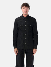 Rick Owens leather nappa overshirt - | Spazio Pritelli