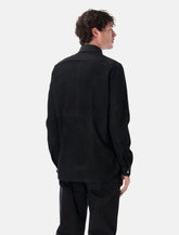 Rick Owens leather nappa overshirt - | Spazio Pritelli