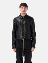 Rick Owens Alice leather jacket - | Spazio Pritelli