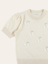 Bonpoint Leola embroidered sequin sweater - | Spazio Pritelli