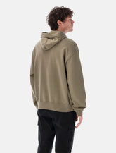 Stone Island brushed organic cotton hoodie - | Spazio Pritelli