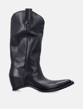 Maison Margiela heel-less Western leather boots - | Spazio Pritelli