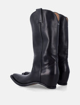 Maison Margiela heel-less Western leather boots - | Spazio Pritelli
