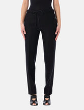 Maison Margiela black formal drawstring trousers - | Spazio Pritelli