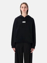 MM6 Maison Margiela cotton hooded sweatshirt - | Spazio Pritelli