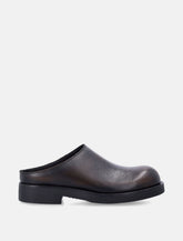 MM6 Maison Margiela Biker leather mules - | Spazio Pritelli