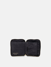 Comme Des Garçons Wallet Portafoglio Lenticolare Zip Nero Lusso - | Spazio Pritelli