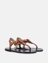 Isabel Marant Joonya leather thong sandals - | Spazio Pritelli