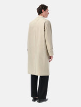 Cappotto classico in cotone beige di Prada - | Spazio Pritelli
