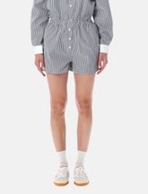 Sporty & Rich Mini Boxer shorts - blue and white - | Spazio Pritelli