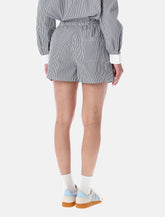 Sporty & Rich Mini Boxer shorts - blue and white - | Spazio Pritelli