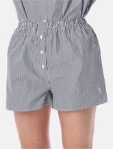 Sporty & Rich Mini Boxer shorts - blue and white - | Spazio Pritelli