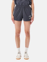 Sporty & Rich carbon Varsity Crest gym short - | Spazio Pritelli