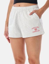 Sporty & Rich Varsity Crest gray shorts - | Spazio Pritelli