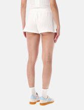 Sporty & Rich pointelle logo shorts - | Spazio Pritelli