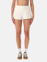 Sporty & Rich Signature Logo ecru shorts - | Spazio Pritelli
