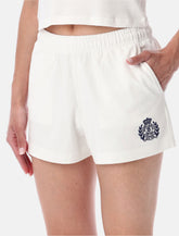 Shorts Sporty & Rich NY Crest - bianchi - | Spazio Pritelli