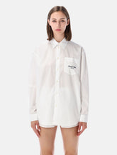 Sporty & Rich NY oversized white shirt - | Spazio Pritelli
