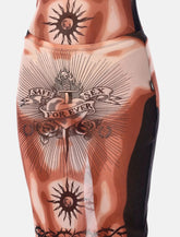 Jean Paul Gaultier Re-Edition Safe Sex Tattoo mesh skirt - | Spazio Pritelli