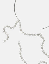 MM6 Maison Margiela crystal necklace - | Spazio Pritelli