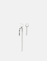MM6 Maison Margiela crystals earrings - | Spazio Pritelli