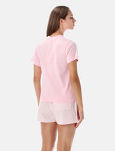 Sporty & Rich J’adore pink baby tee - | Spazio Pritelli
