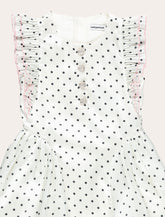 Self-Portrait polka dot frill girl's dress - | Spazio Pritelli