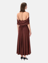 Self-Portrait Jersey drape midi dress - | Spazio Pritelli