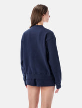 Sporty & Rich navy varsity crewneck sweatshirt - | Spazio Pritelli