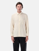 Camicia Tahiti in cotone ecru Salvatore Piccolo - | Spazio Pritelli