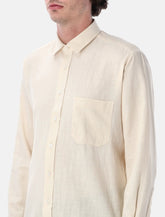 Camicia Tahiti in cotone ecru Salvatore Piccolo - | Spazio Pritelli