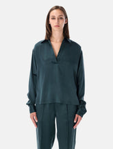Tom Ford silk satin polo - | Spazio Pritelli