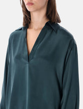 Tom Ford silk satin polo - | Spazio Pritelli