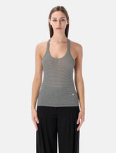 Tom Ford striped viscose racerback top - | Spazio Pritelli