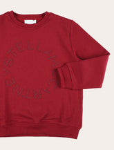 Stella McCartney Kids embroidered logo sweatshirt - | Spazio Pritelli